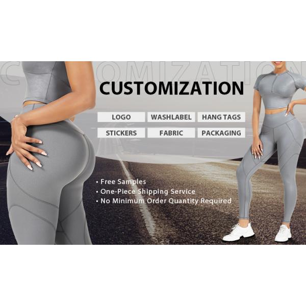 HEXIN SCRUNCH BUTT High Waist Women Fitness Yoga Gym Activewear Set Breathable Two Pieces