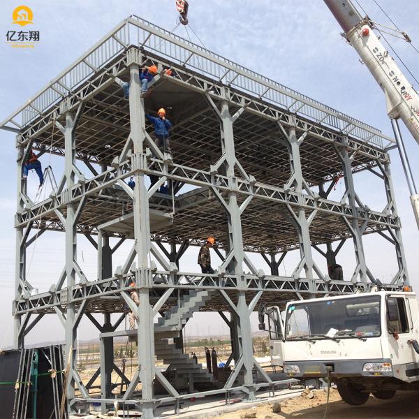 Multi Storey Steel Building with Q355 Q235 Frame and Sandwich Panel Cladding
