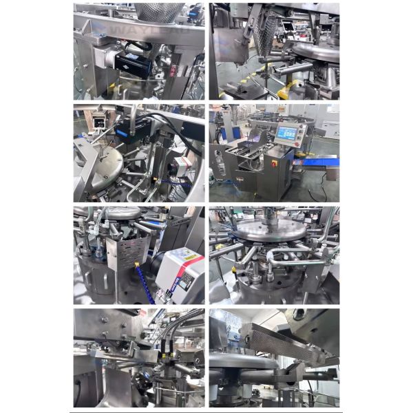 Automation Doypack Premade Pouch Packing Machine for Granules Powder Liquid Food Processing Plants