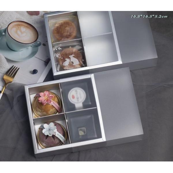 20x14x6cm Biodegradable Food Container Paper Box Mooncake Paper Box With Lid