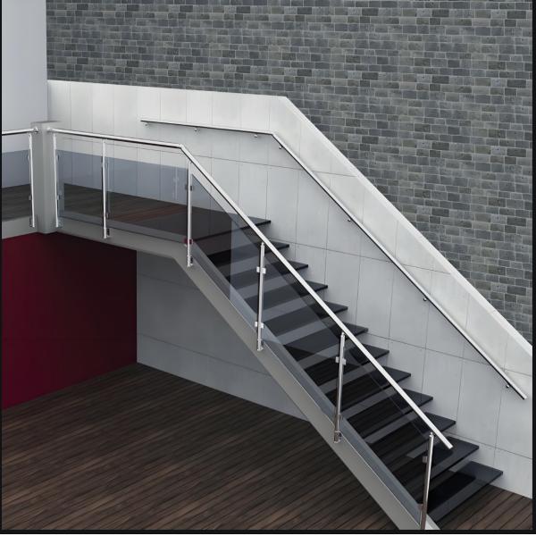 Laminated Glass Balcony Railing Shatterproof ADA Compliant