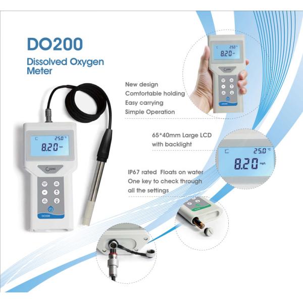 Design Portable Dissolved Oxygen Meter with Auto Lock Function and IP67 Protection Grade