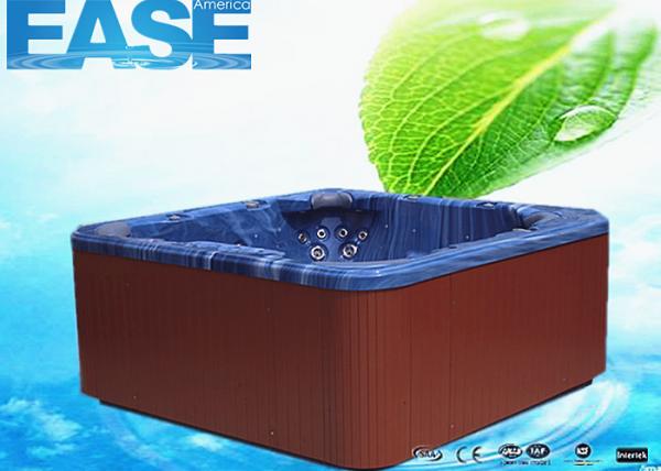 Cheap 1220 Liters Water Capacity, Portable Massage Bathtub Outdoor Spas, 2250 * 2250 * 940mm for sale