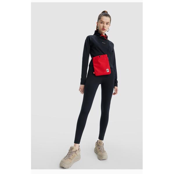 Polyester Spandex Solid Color Women'S Sports Hoodie 200g long sleeve