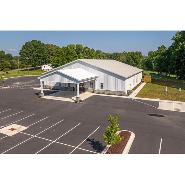 Popular Gable Frame Church Modern Metal Structure Steel Building