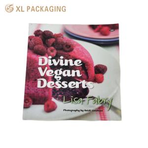 China Wholesale Custom Print Food Magazine Printing Service Restaurant Menu Book on sale