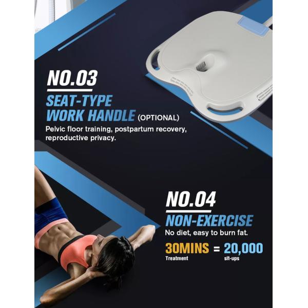 5 - 100Hz RF Body Slimming Machine 2800W Sculpture Weight Loss Machine Electrical