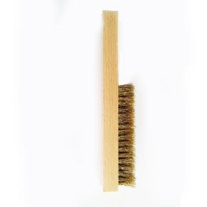 Quality Beech Wood Handle Stainless Steel Wire Brushes Brass Rust Clean 14*10cm wholesale