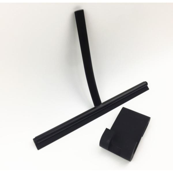 10 Inch Black Stainless Steel Window Squeegee 26.5X21X4 Cm Lightweight
