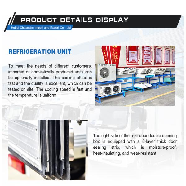 SINOTRUK HOWO Refrigerated Delivery Truck for Perishable Food 11-20T Capacity Box Dimensions L x W x H mm 4100*2100*2100