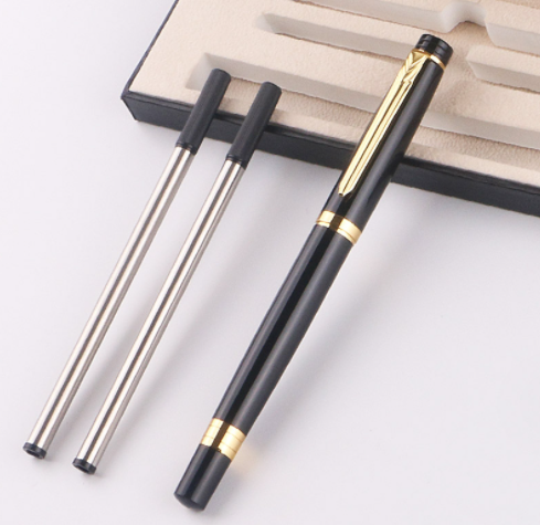 Bookstore Metal Gift Pen Creative Office Business Gifts Metal Signature Pen with customized Enterprise Logo Stationery