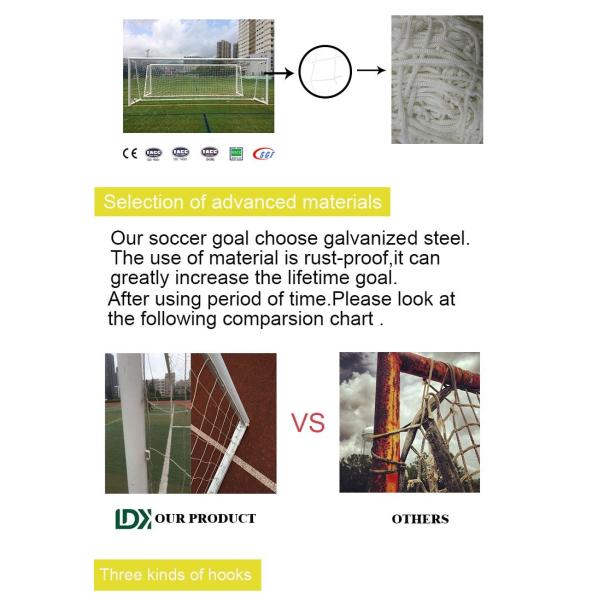 Foldable Aluminum Football Goal Kids' Soccer Training Goals 1.5m