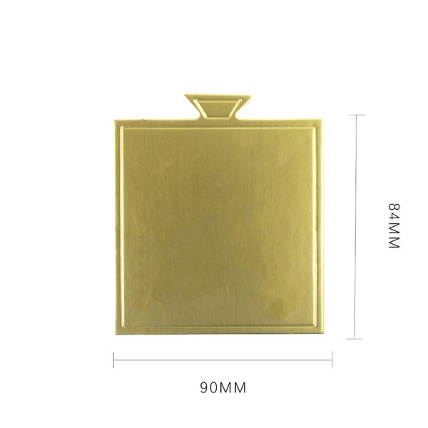 Dessert Plates Square Pastries Cardboard Cupcake Base