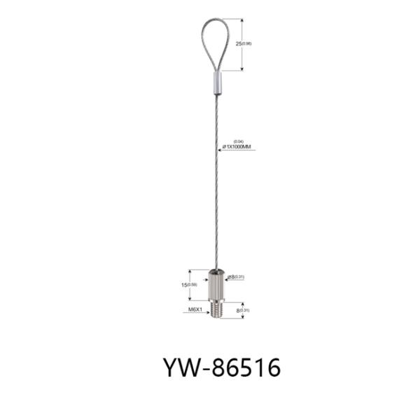 Stainless Steel Safety Wire Rope Cable Slings Free Sample YW86516