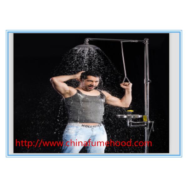 Chemical Resistant Lab Fittings Eye Wash Station Anti Corrosion Lightweight