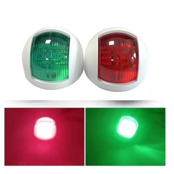 1.5W Plastic Housing LED Marine Navigation Lights Red Green Starboard And Port Light