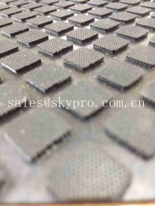 Quality Professional Industrial Rubber Tralier Matting / Small Square Cow Mat wholesale