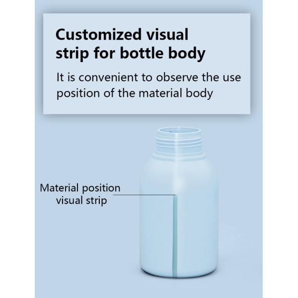 Blue Packaging Material Pe Foam Pump Bottle 500ml For Hand Sanitizer