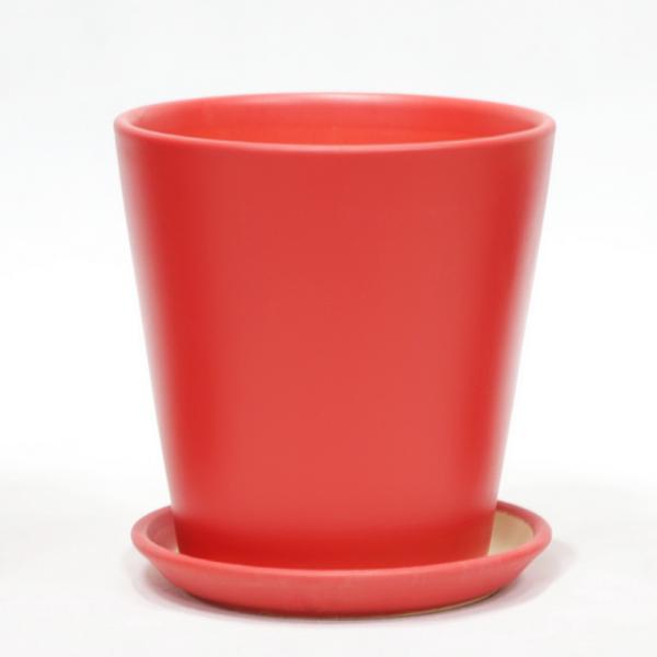 Modern Gloss Flower Ceramic Pots With Drainage Hole