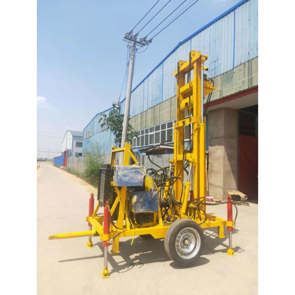 60rpm Dia450mm Well Drilling Machine With 4 Cylinder Diesel Engine