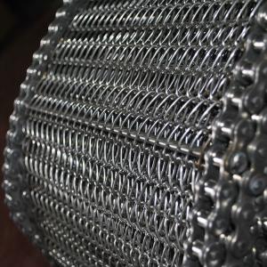 China Customized Wire Mesh Chain Conveyor Belt Stainless Steel Spiral Wire Mesh Conveyor Belt on sale