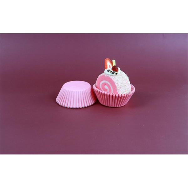 Pink Cupcake Liners in Standard Size Swedish Paper Baking Cups OEM Service Accepted