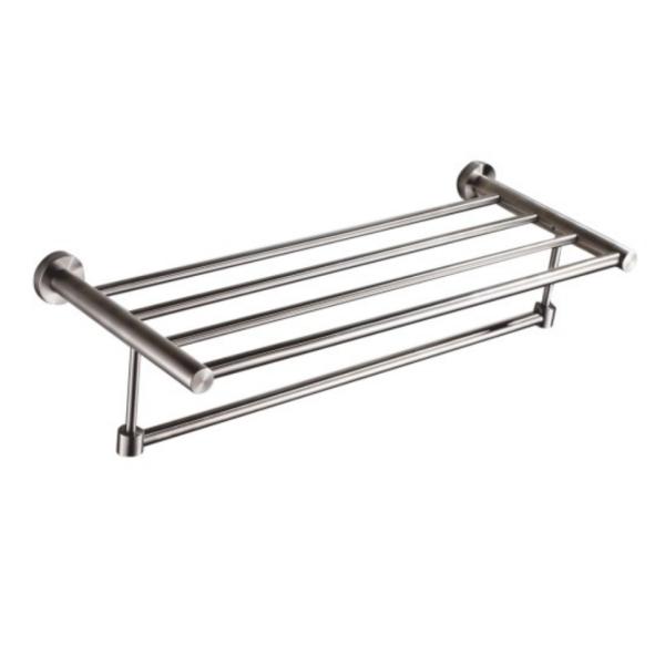 Double towel rack83311B (7044) -Brush&Polish& Round&Stainless steel 304&Bathroom Accessories&kitchen&Sanitary Harware