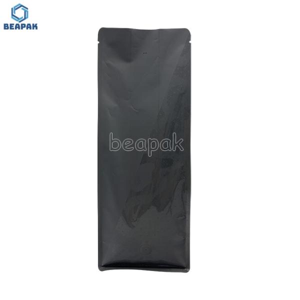 Valve Sealed Aluminum Foil Flat Bottom 1kg Coffee Bags