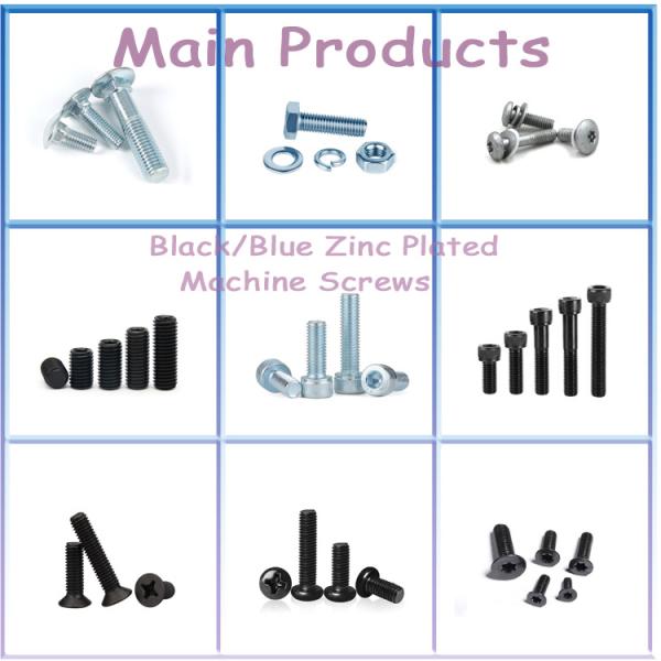 Customized M3 M4 M5 M6 M8 M10 Grade12.9 ISO Standard Black Hexagon Socket Set Screw