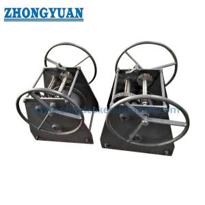 Quality Single Drum Hand Coupling Winch Manual Operation Winch Ship Deck Equipment wholesale