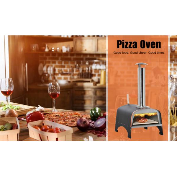 Customized Logo Acceptable Stainless Steel Pizza Oven Grill for Home Outdoor Cooking