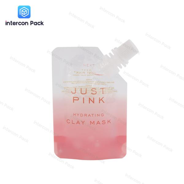 Stand Up Plastic Packaging Bag Digital Printing Polyester Film With Mouthpiece