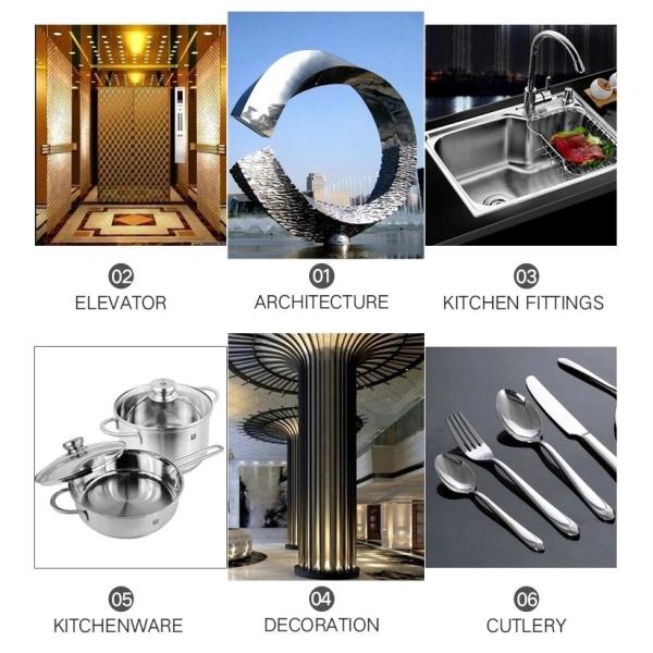 Cold Rolled 201 202 304 316 1/2" 6" Sch10 40 Nickle Alloy Seamless Stainless Steel Pipe SS Round Square Pipe Fittings