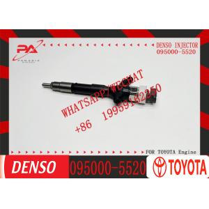 China Car Part Fuel Injector For Toyota Hilux Spare Parts OEM 095000-5520 23670-0L010 With Engine Isbe Diesel Injector Injection Valve on sale