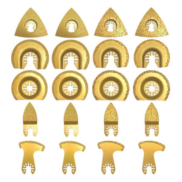 Brazed 64mm Oscillating Saw Grout Blade With Alloy Grit