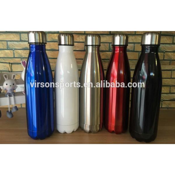 Virson Stainless steel swell outdoor sports water bottle,Double wall cola shape insulated