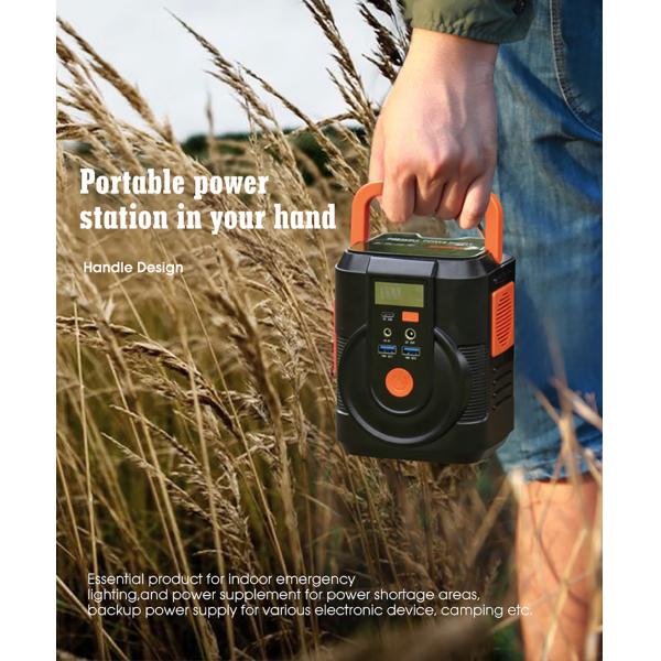 Solar Energy Storage Power Station 100W 110V 220V For Home Emergency