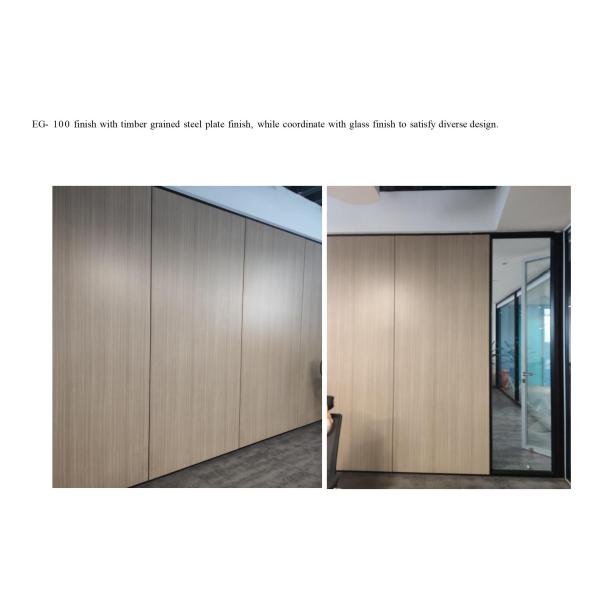 Laboratory Interior Modern Glass Partition Wall With Aluminum Structure