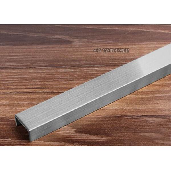 10x25x10 Stainless Steel U Profile Channel Moulding For Commercial Projects