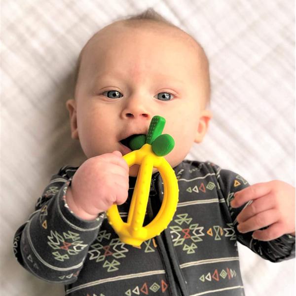 Training Toothbrushes Lemon Shaped Molar Ball Without Silicon