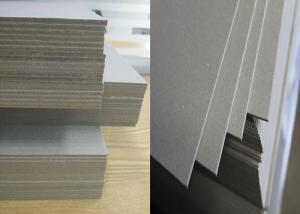Quality 1550gsm / 2.55mm laminated grey Strawboard Paper for hard book cover wholesale