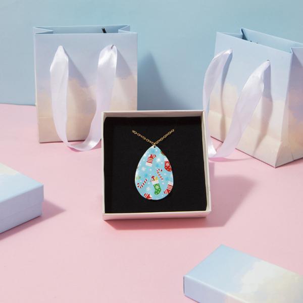 Luxury Custom Logo Paperboard Jewelry Box Rings Earrings Necklaces Bracelets Rigid Base Jewellery Packaging