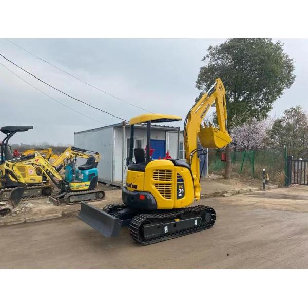 Secondhand Komatsu Excavator PC35 Used 3.5ton Small Type Mini Crawler Digger