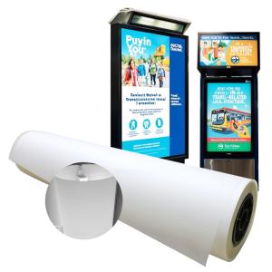 Quality Waterproof Front Print Backlit Film 210 Microns PET Film For Advertisement Poster wholesale