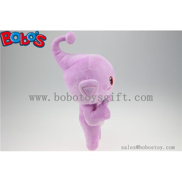 Custom Plush Cute Doll Toy in Purple Color as Baby First Gift