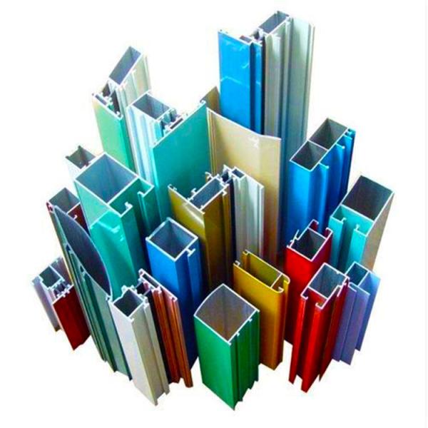 6063 Curtain Wall Aluminium Profiles , Aluminium Extrusion Profile Multi Colored