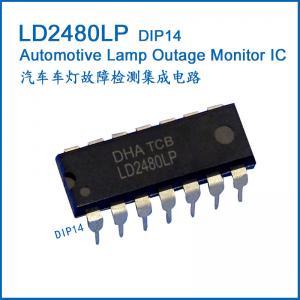 China LD2480LP Automotive Lamp Outage Monitor ASIC DIP14 on sale