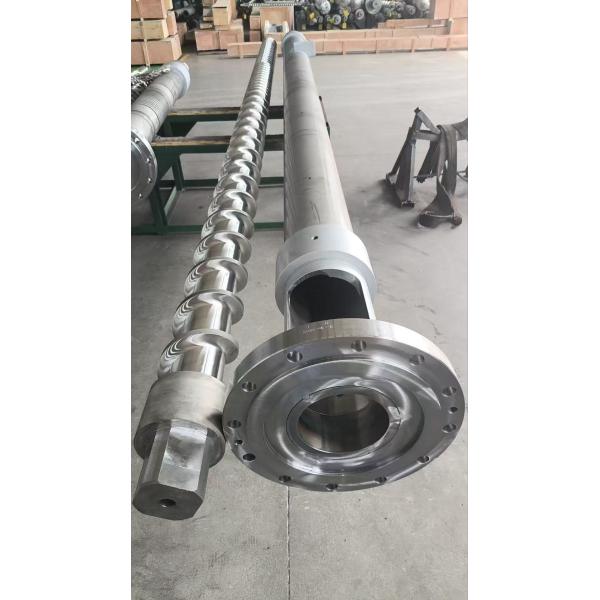 HDPE PE Pipe Extrusion Screw And Barrel Manufacturing Machine Φ35-Φ200mm Screw Diameter