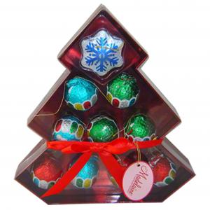 Quality Tree Shape Food Gift Box Packaging Rigid Luxury Chocolate Gift Box wholesale