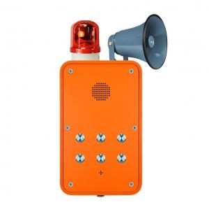 Quality Weatherproof Hands Free Telephone with Flashing Beacon and Metal Loudspeaker wholesale